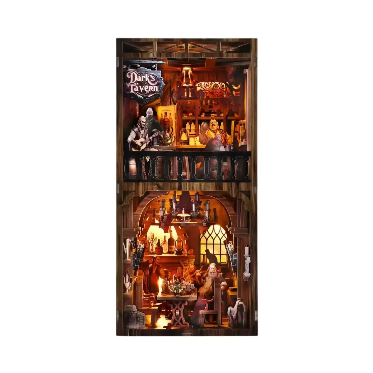 The Ancient Bar DIY Book Nook Kit build details