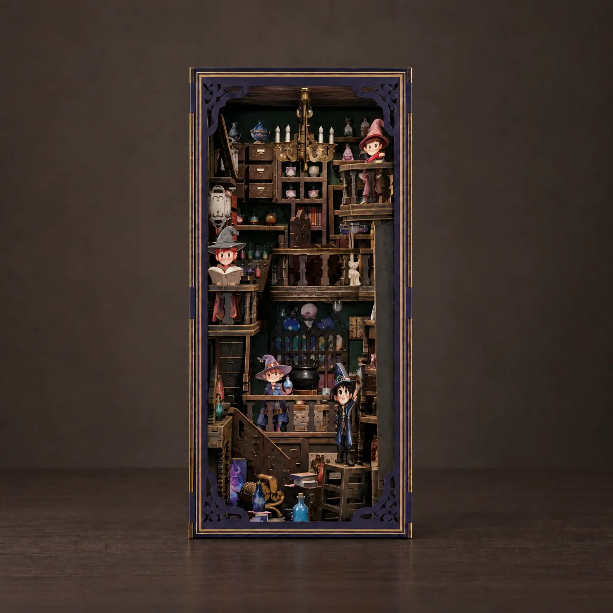 Magische Serie: Alchemy Master DIY Boekenhoekset met het licht uit