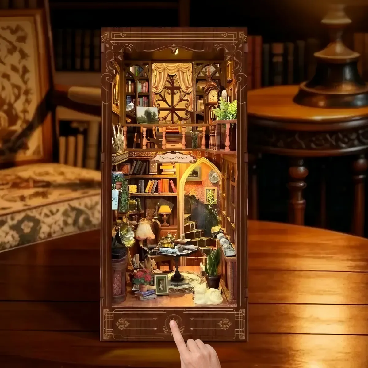 Light Up the Hidden Library with a Tap