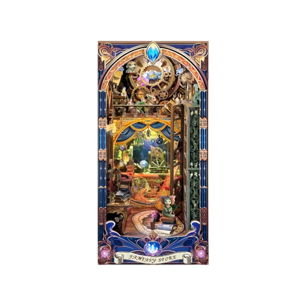 Fantasy Store DIY Book Nook Kit build details