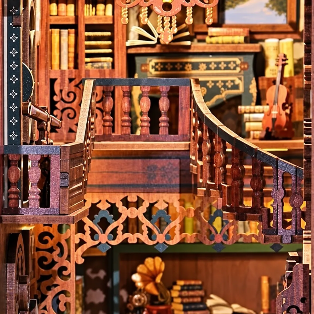 Layered Two-Level Detective Scene