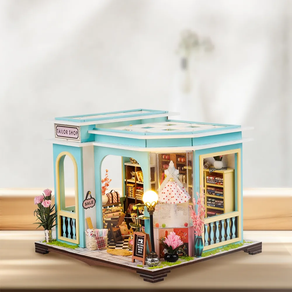 Tailor Shop Mini House Kit l DIY Miniature Kit