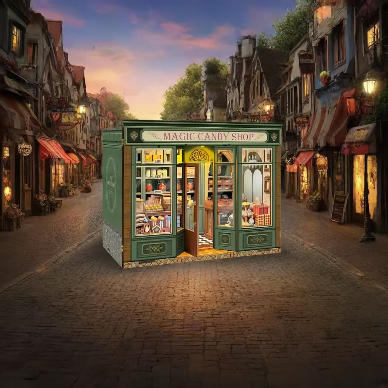 Magic Candy Shop DIY Miniature Kit 