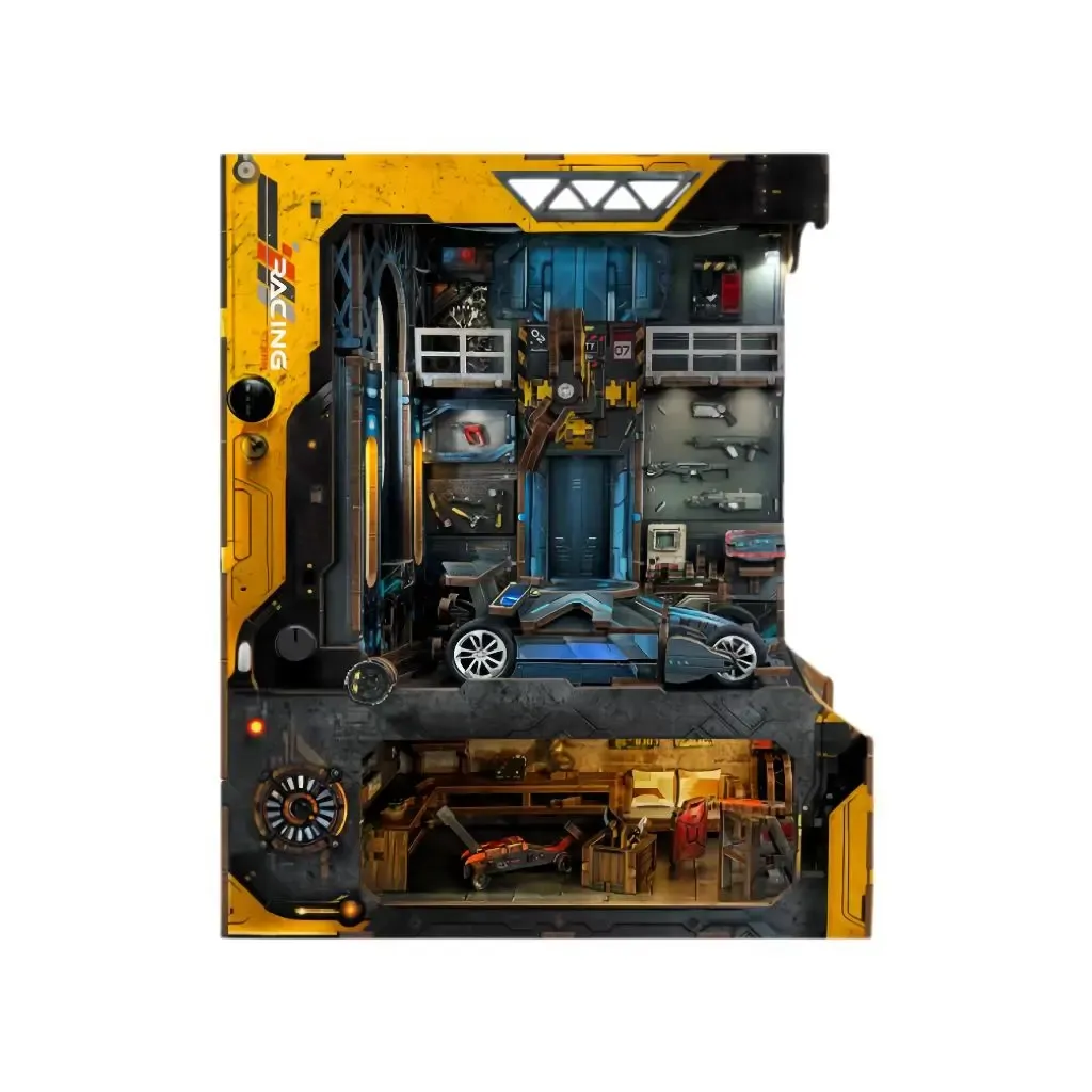 Automobile Workshop DIY Book Nook Kit build details