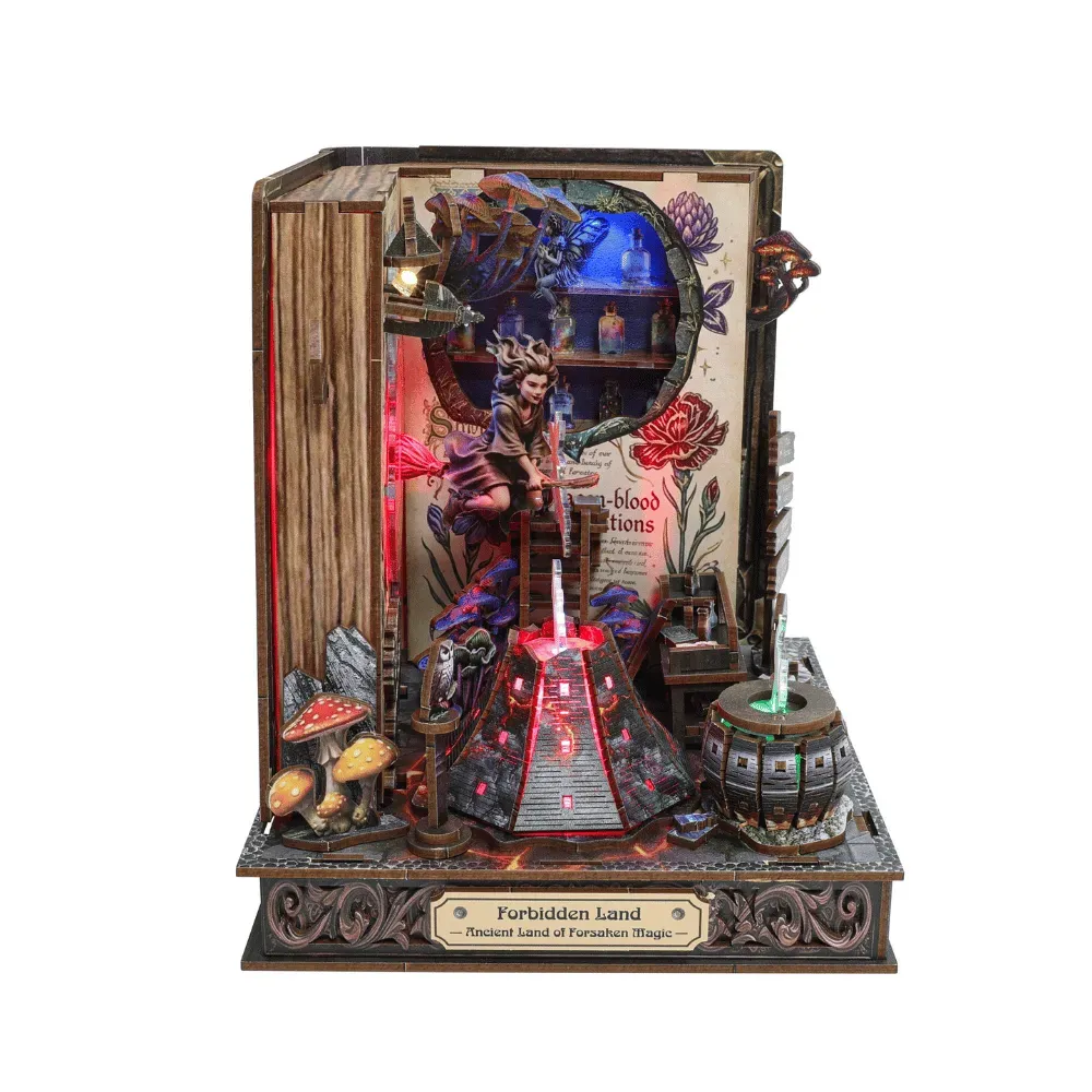 Forbidden Land DIY Book Nook Kit build details