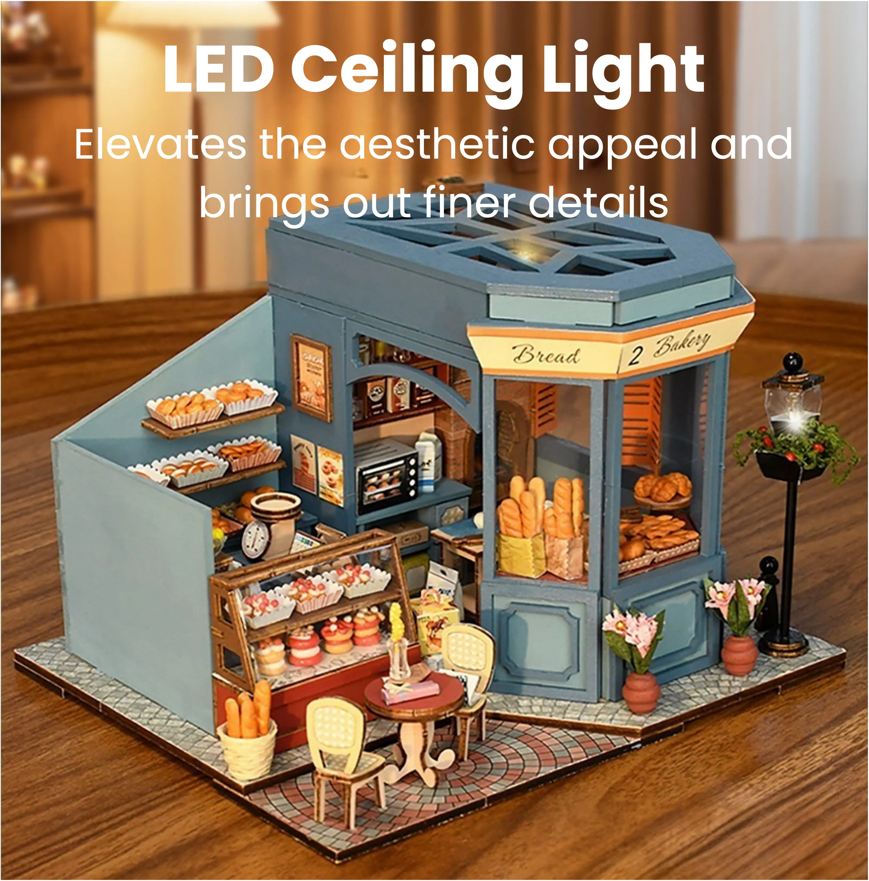 French Bakery DIY Miniature Kit-Book Nook World