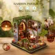 Garden Pavilion DIY Mini House Kit l DIY Miniature Kit