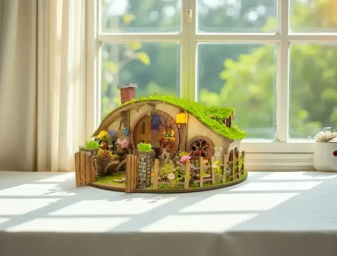 miniature house kits for creative family bonding activities