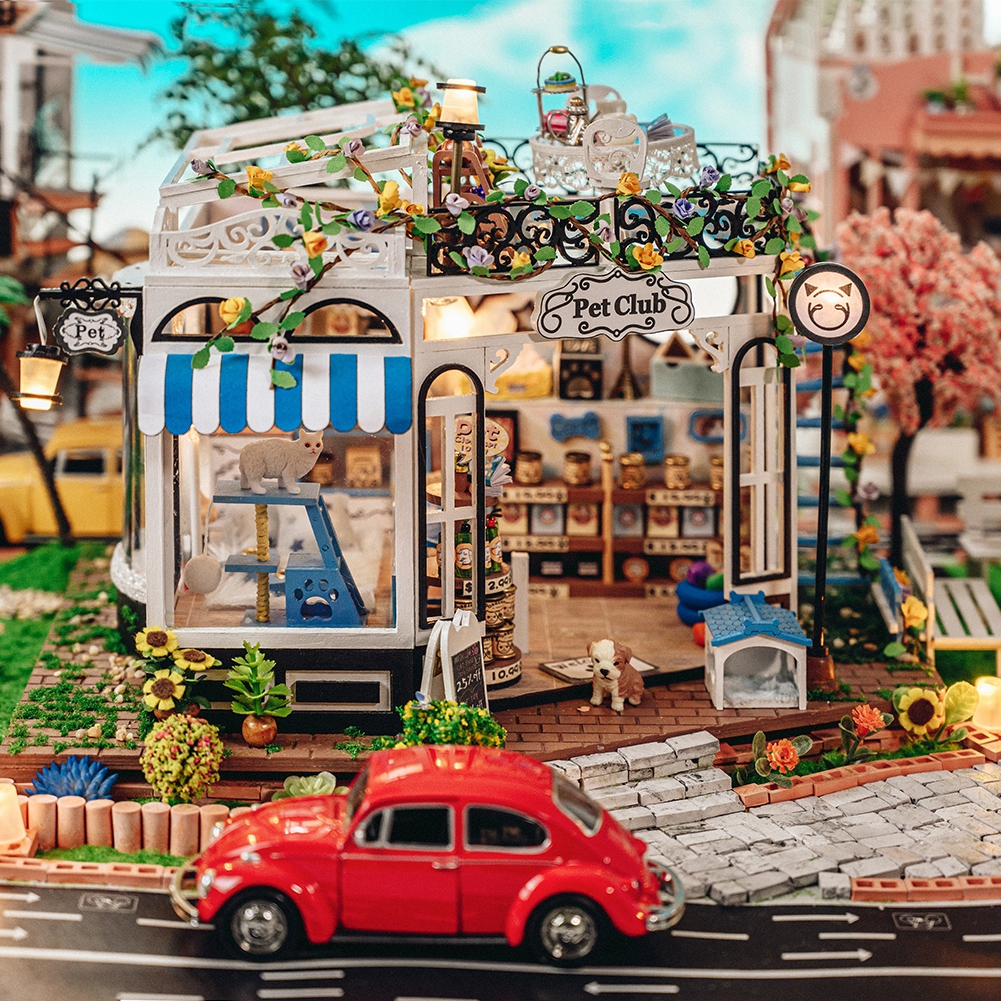 The Pet Club DIY Miniature Kit-Book Nook World