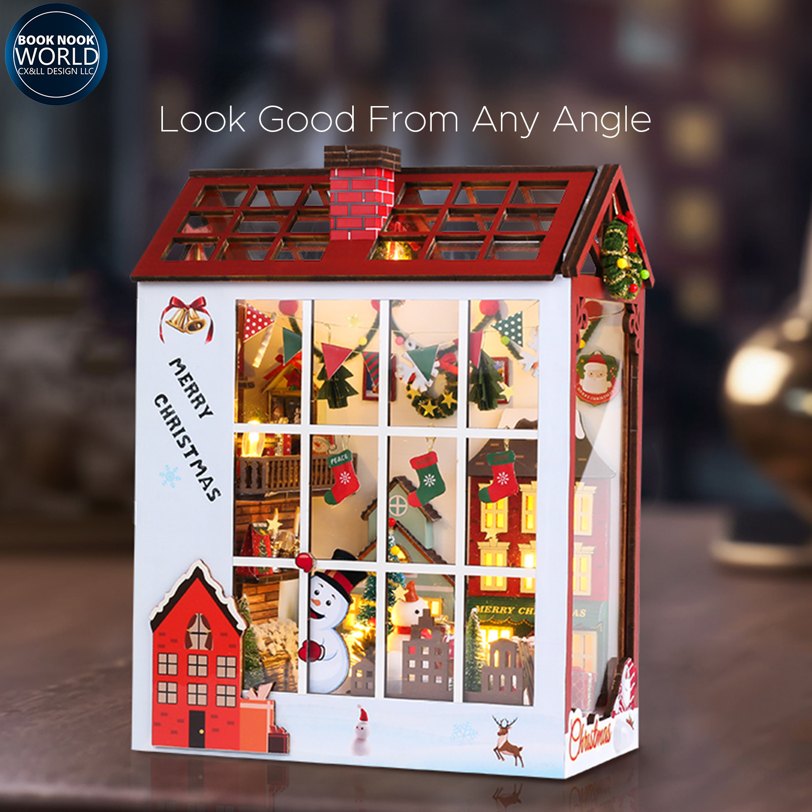 [NEW] Christmas DIY Book Nook Kit-Book Nook World