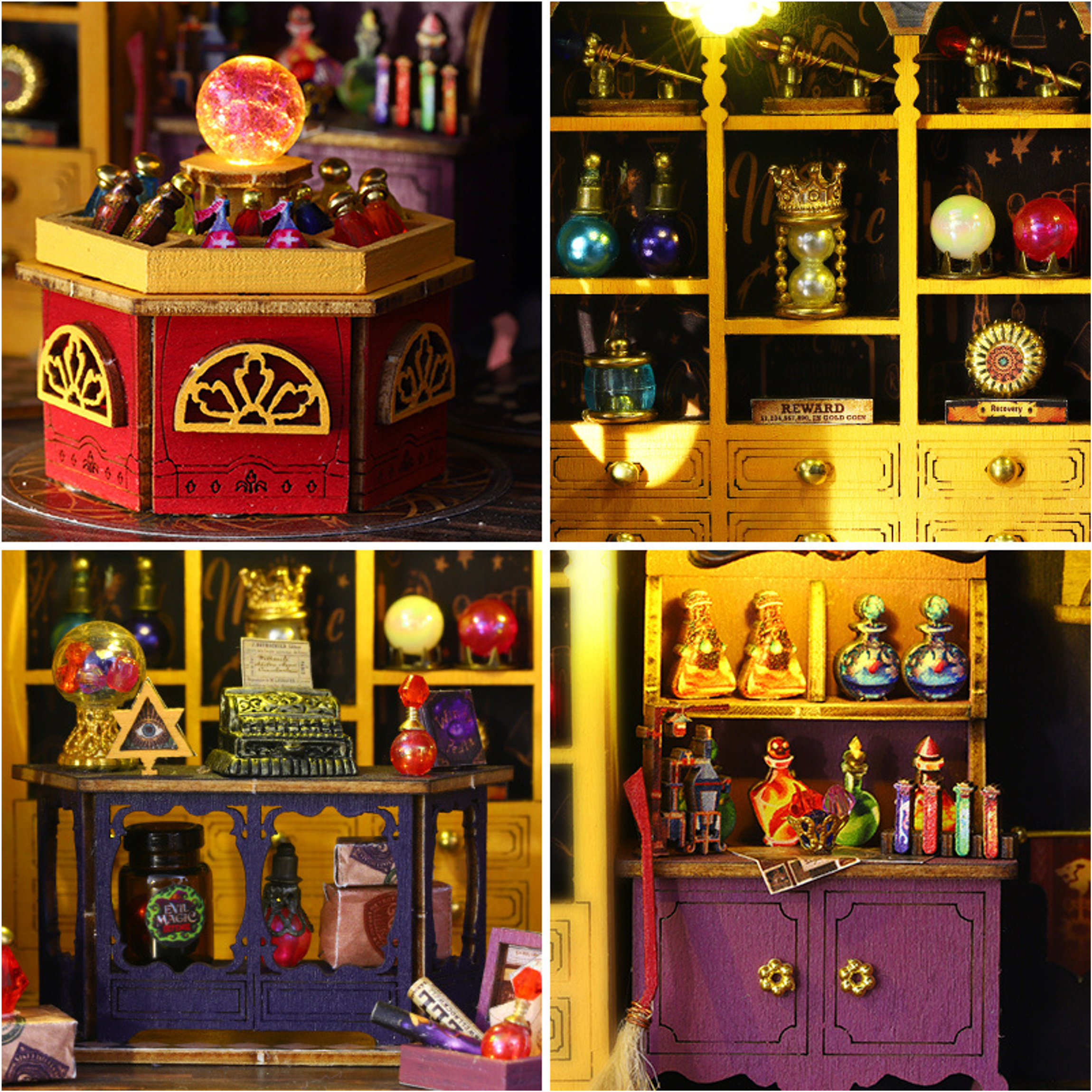 Magic Energy Station DIY Miniature Kit-Book Nook World