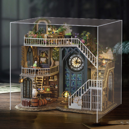 Magician's Hut DIY Miniature Dollhouse Kit-Book Nook World