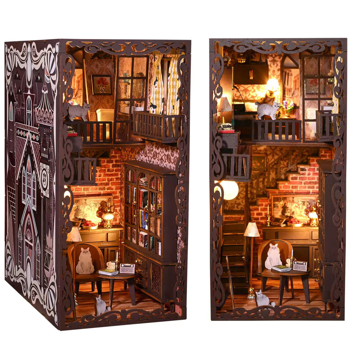 NO.9 Secret Castle DIY Book Nook Kit-Book Nook World