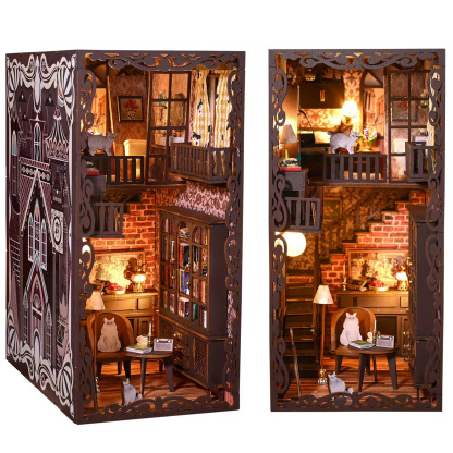 NO.9 Secret Castle DIY Book Nook Kit-Book Nook World