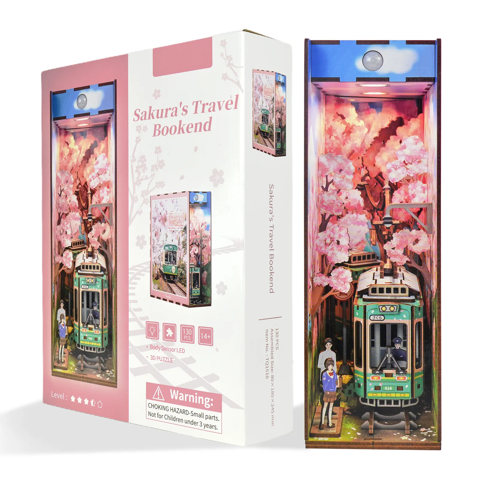 Sakura's Travel DIY Book Nook Kit-Japanese Cherry Blossom Scene