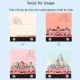 Fantasy Castle 3D Memo Pad | Desk Decoration -Book Nook World