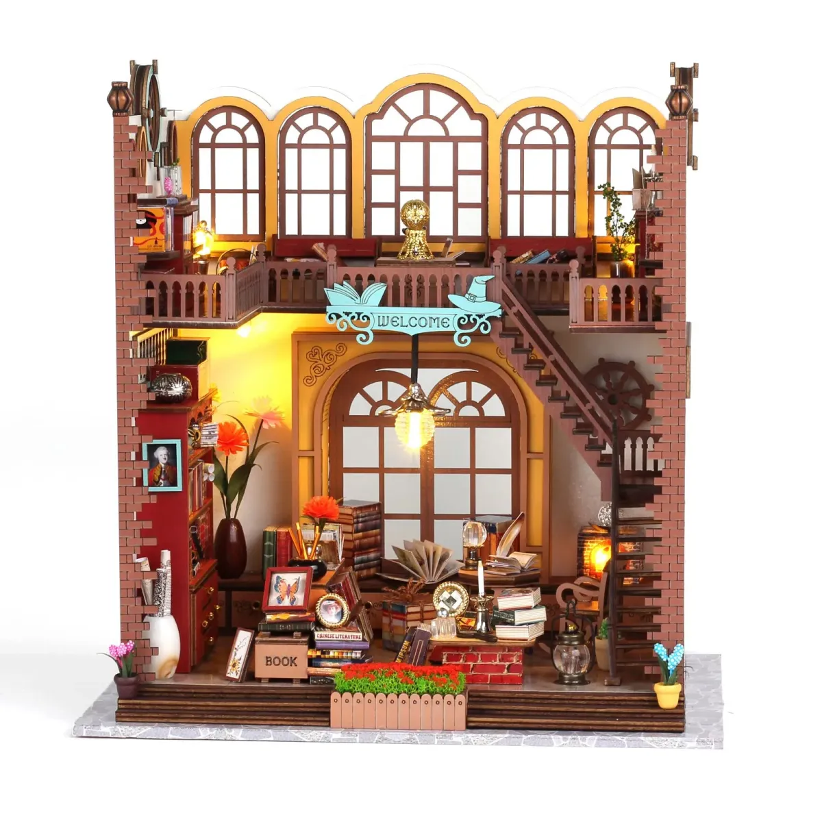 Magic Book House II DIY Book Nook Kit build details