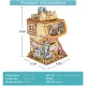 Cats' House Wooden Puzzle Miniature Dollhouse Storage Box Kit-Book Nook World