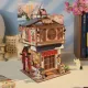 Cuisine Restaurant Wooden Puzzle Miniature Dollhouse Storage Box Kit-Book Nook World
