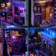 Cyberpunk DIY Book Nook Kit (45 LEDs)-Book Nook World