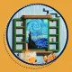Van Gogh's Dream DIY Dynamic Music & Dynamic Scene Dollhouse-Book Nook World