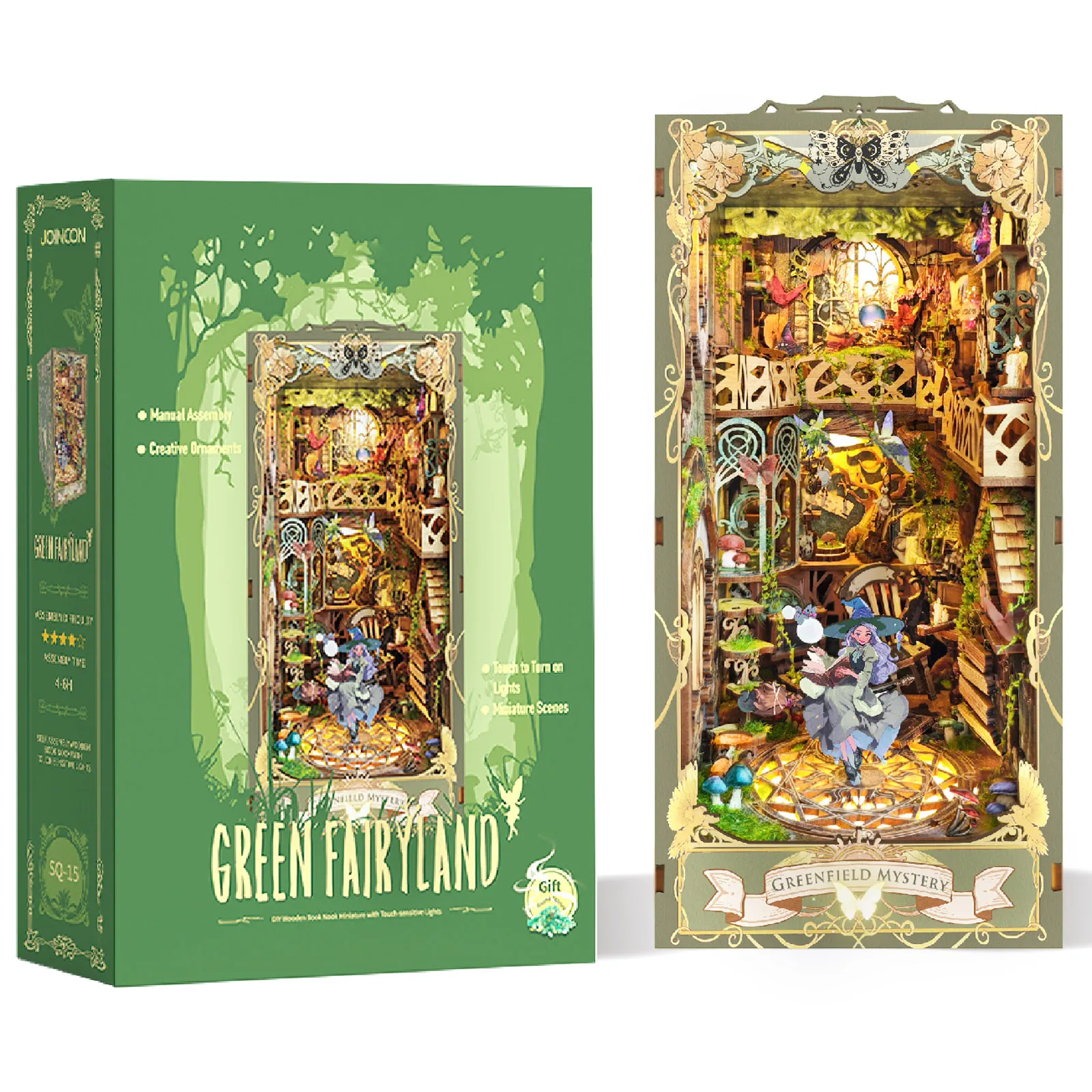 Greenfield Mystery DIY Book Nook Kit-Mini Mystery Scene – Book