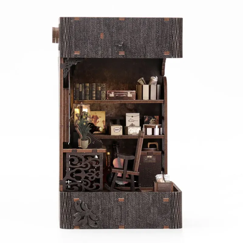 Detective Agency DIY Book Nook Kit build details