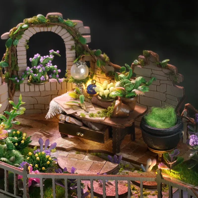 Enchanted Rooftop Potion Garden