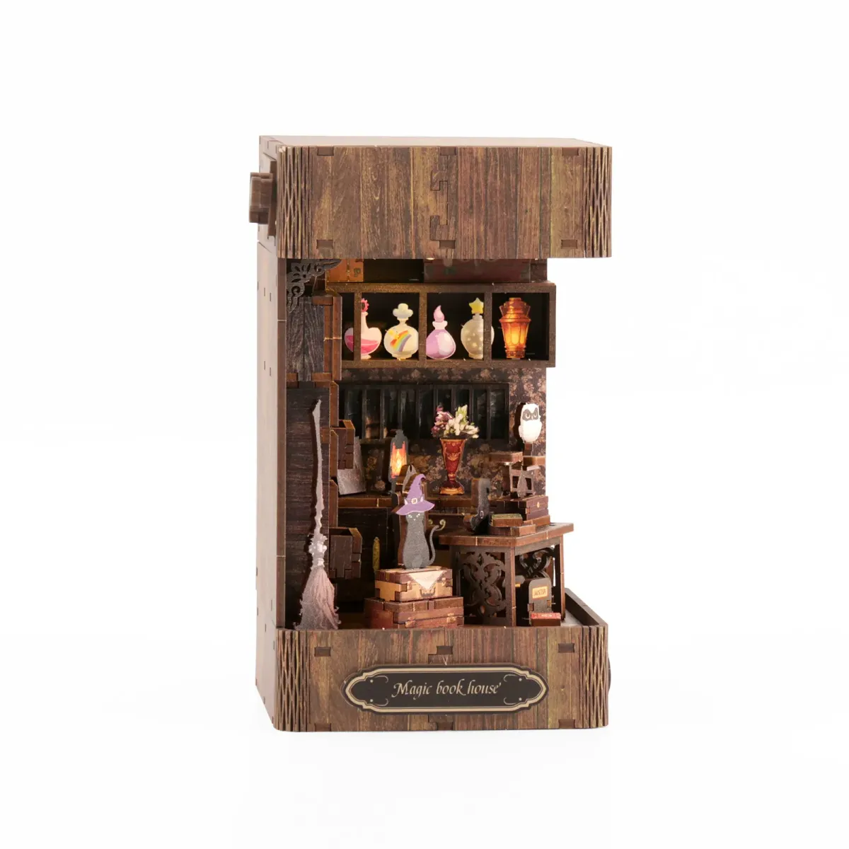 Bouwdetails van Magisch Boek Huis DIY Boekenhoekje Kit