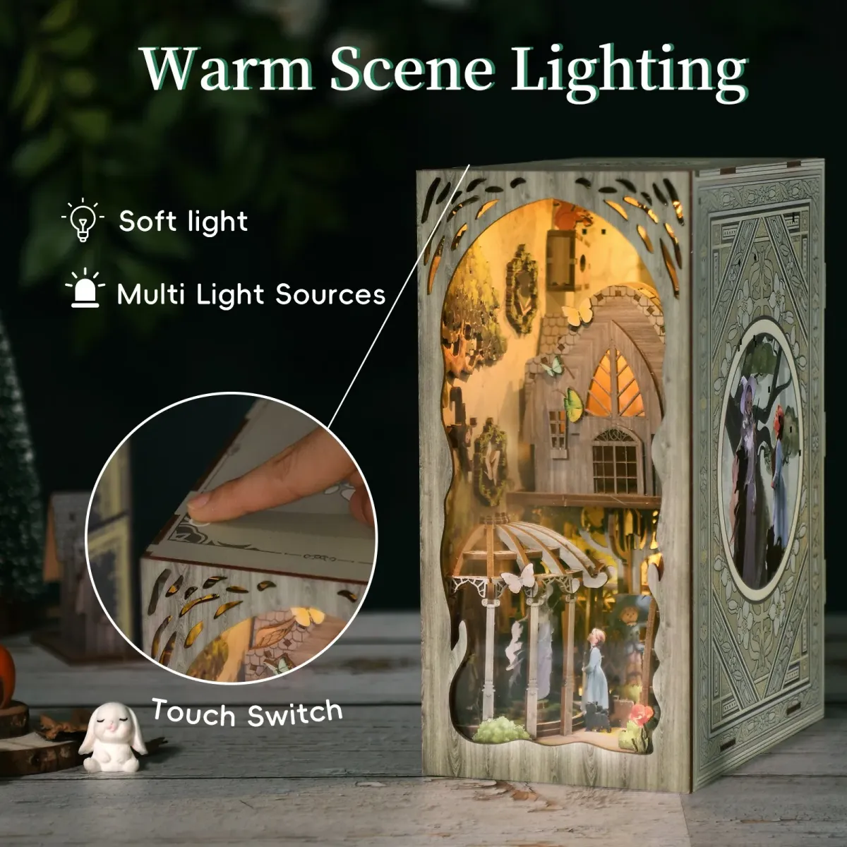 Warm Touch-Activated Lighting