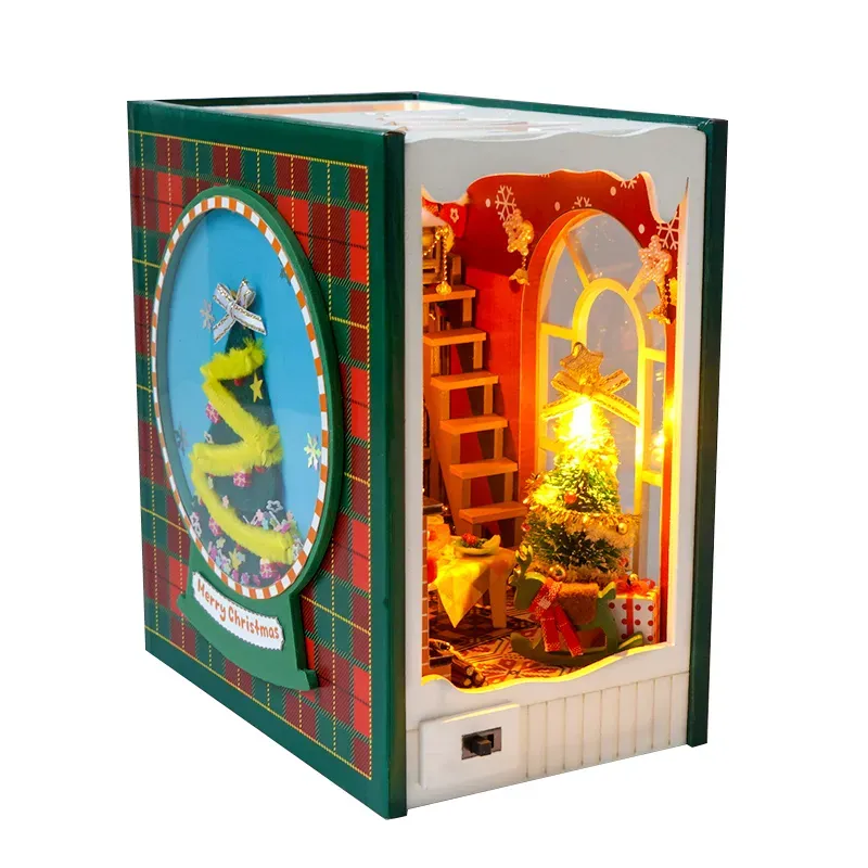 Bouwdetails van Kerstbriefjes DIY Boekenhoekje Kit