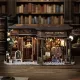 Vintage Coffee Shop DIY Miniature Kit-Book Nook World