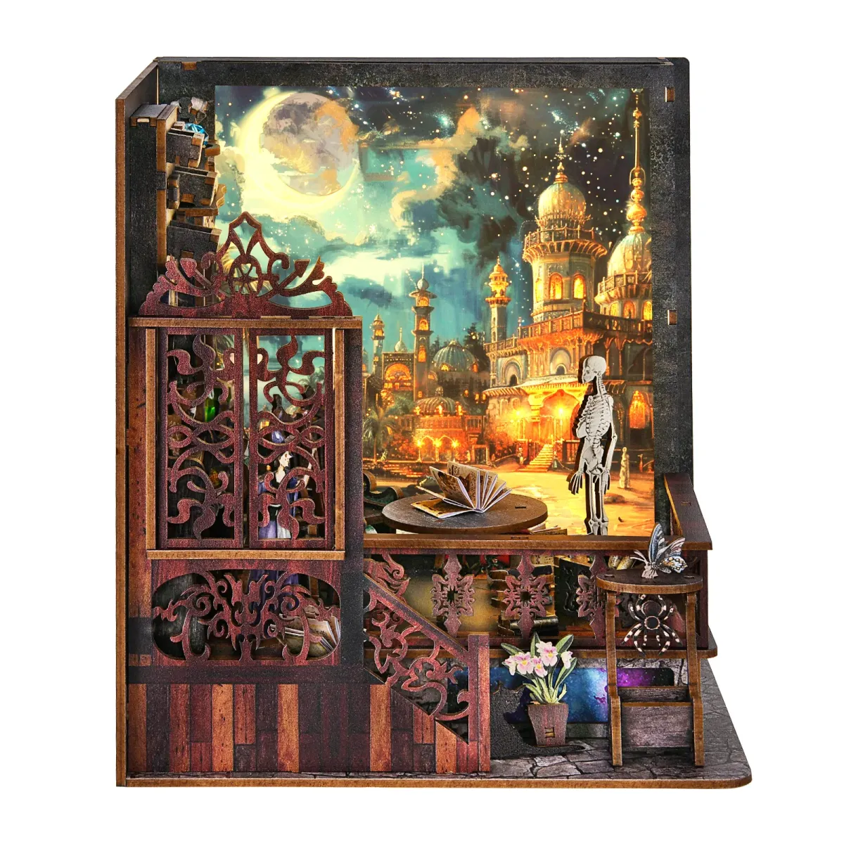 Mystic Chamber DIY Book Nook Kit build details