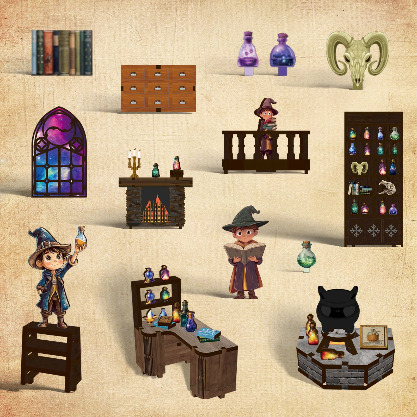 Magic Series: Alchemy Master DIY Book Nook Kit-Book Nook World