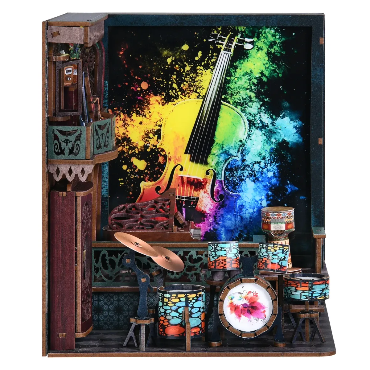 Explosive Notes DIY Book Nook Kit build details