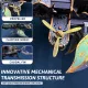 Whale Ark of the Universe 3D Mechanical Transmission Wooden Puzzle Kit-Book Nook World