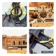 Whale Ark of the Universe 3D Mechanical Transmission Wooden Puzzle Kit-Book Nook World
