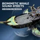 Whale Ark of the Universe 3D Mechanical Transmission Wooden Puzzle Kit-Book Nook World