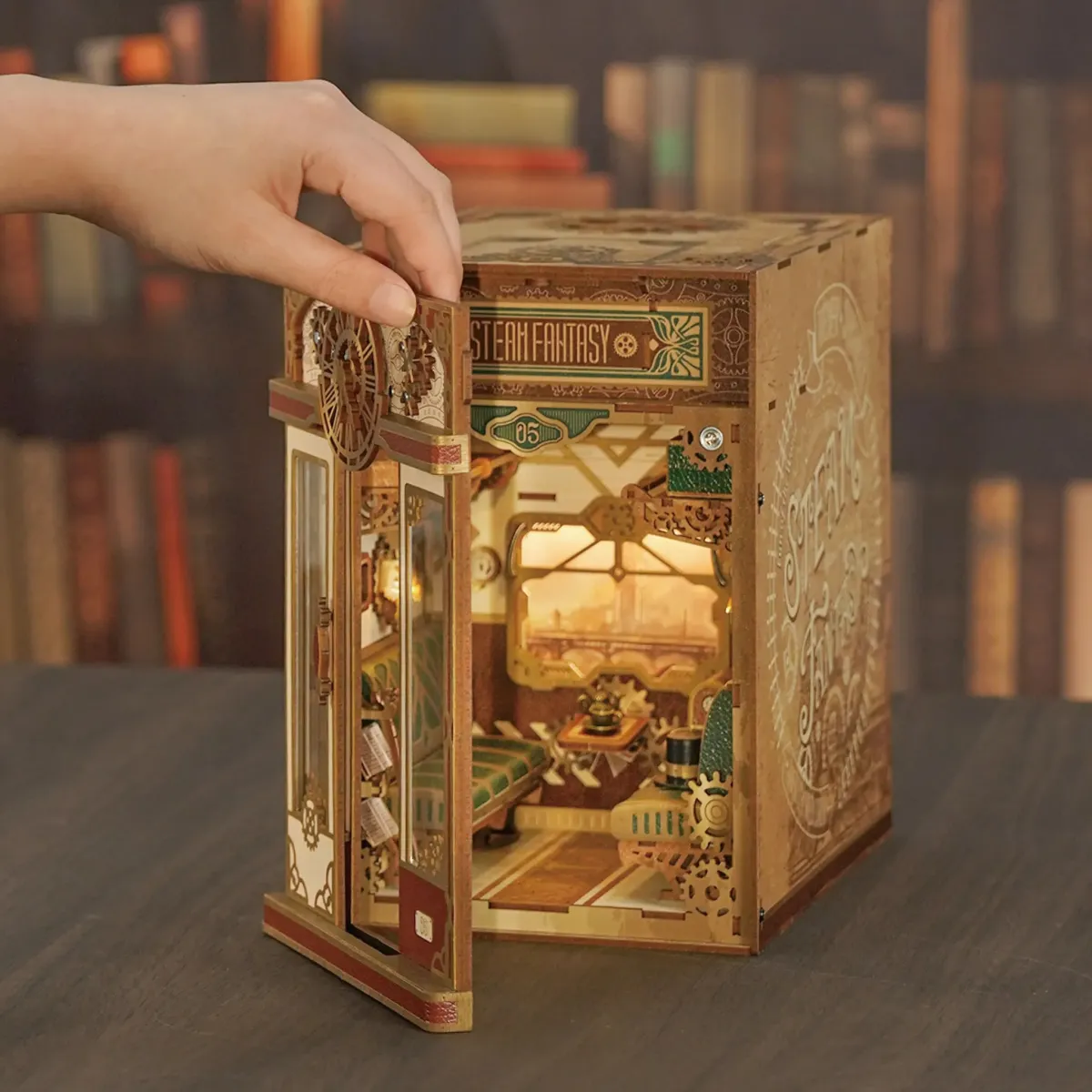 Touch-Activated Warm Cabin Lighting