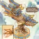 Wind Voyager 3D Mechanical Transmission Wooden Puzzle Kit-Book Nook World