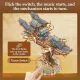 Wind Voyager 3D Mechanical Transmission Wooden Puzzle Kit-Book Nook World