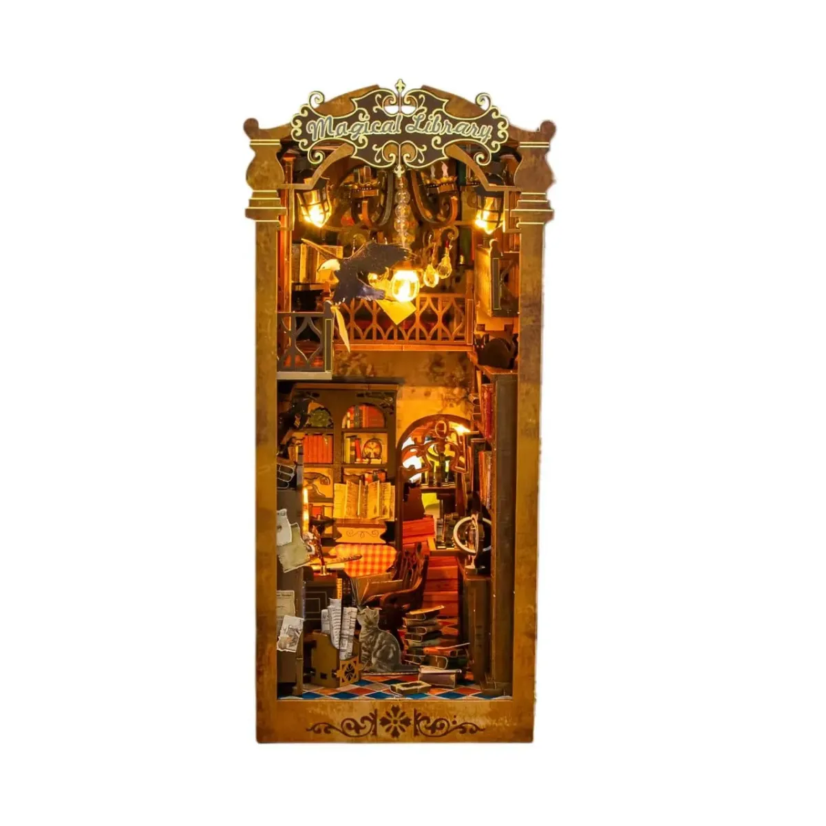 The Grimoire Grove DIY Book Nook Kit build details