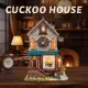 Cuckoo Clock House | Mechanical 3D Wooden Puzzle Kit-Book Nook World