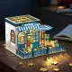 Santorini Sun Coffee DIY Mini House Kit | DIY Miniature Kit-Book Nook World