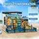 Santorini Sun Coffee DIY Mini House Kit | DIY Miniature Kit-Book Nook World