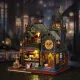 Holo Magic City II DIY Mini House Kit|DIY Miniature Kit-Book Nook World