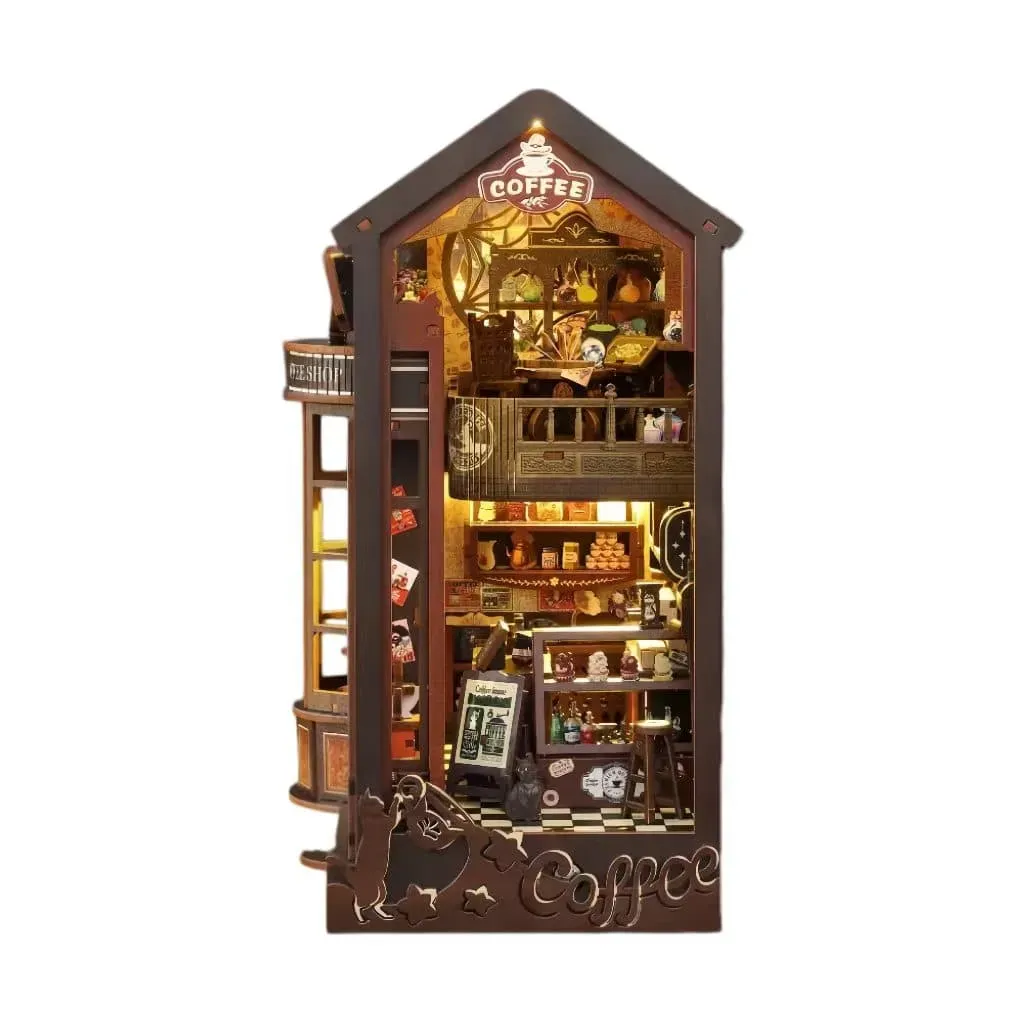 Magic Coffee House DIY Book Nook Kit build details