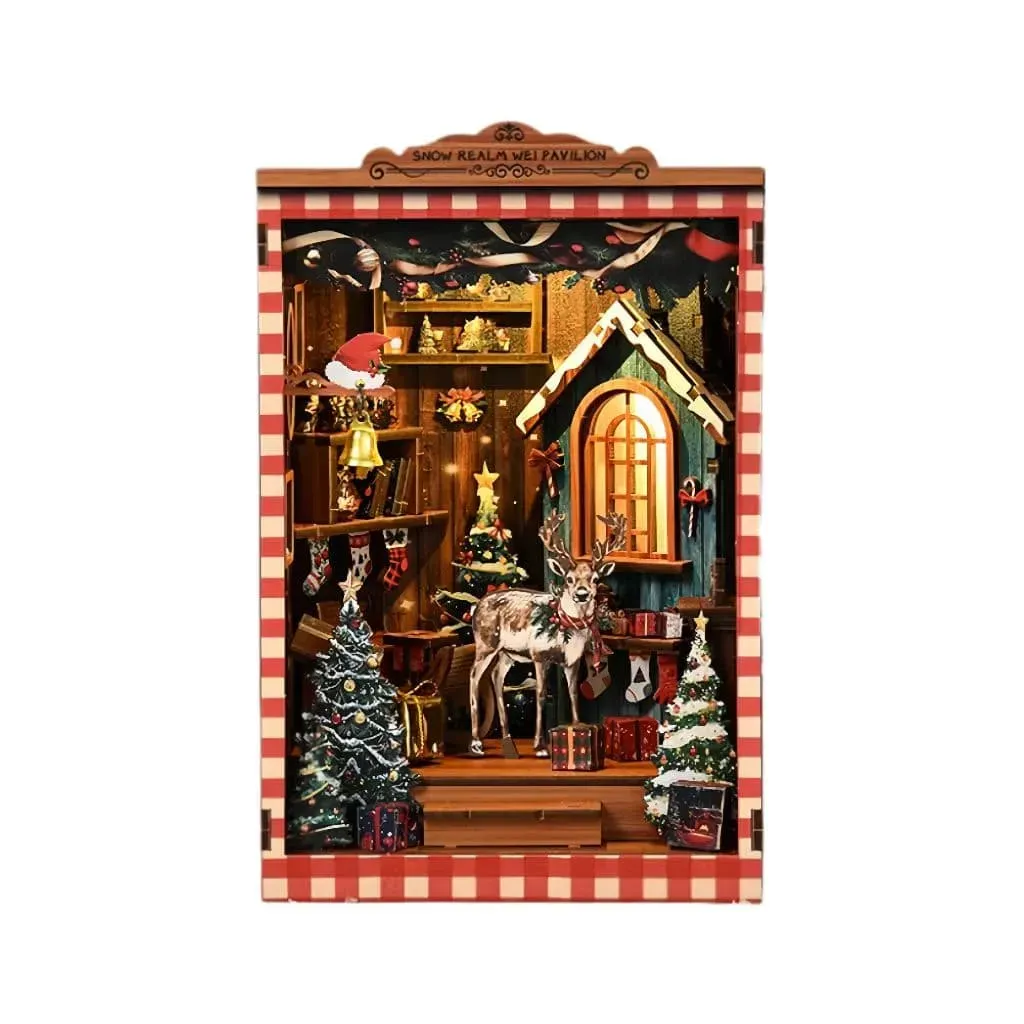 Snow Realm Wei Pavilion DIY Book Nook Kit build details