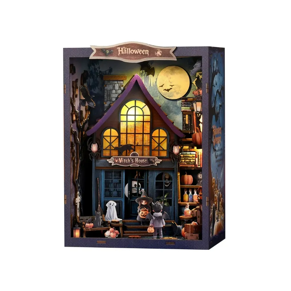 Halloween | The Magical Night At The Castle DIY Book Nook Kit build details