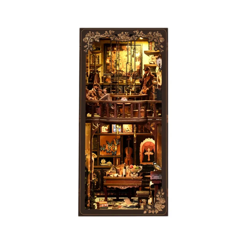 Bouwdetails van Dark Box Mystery Case DIY Boekenhoekje Kit